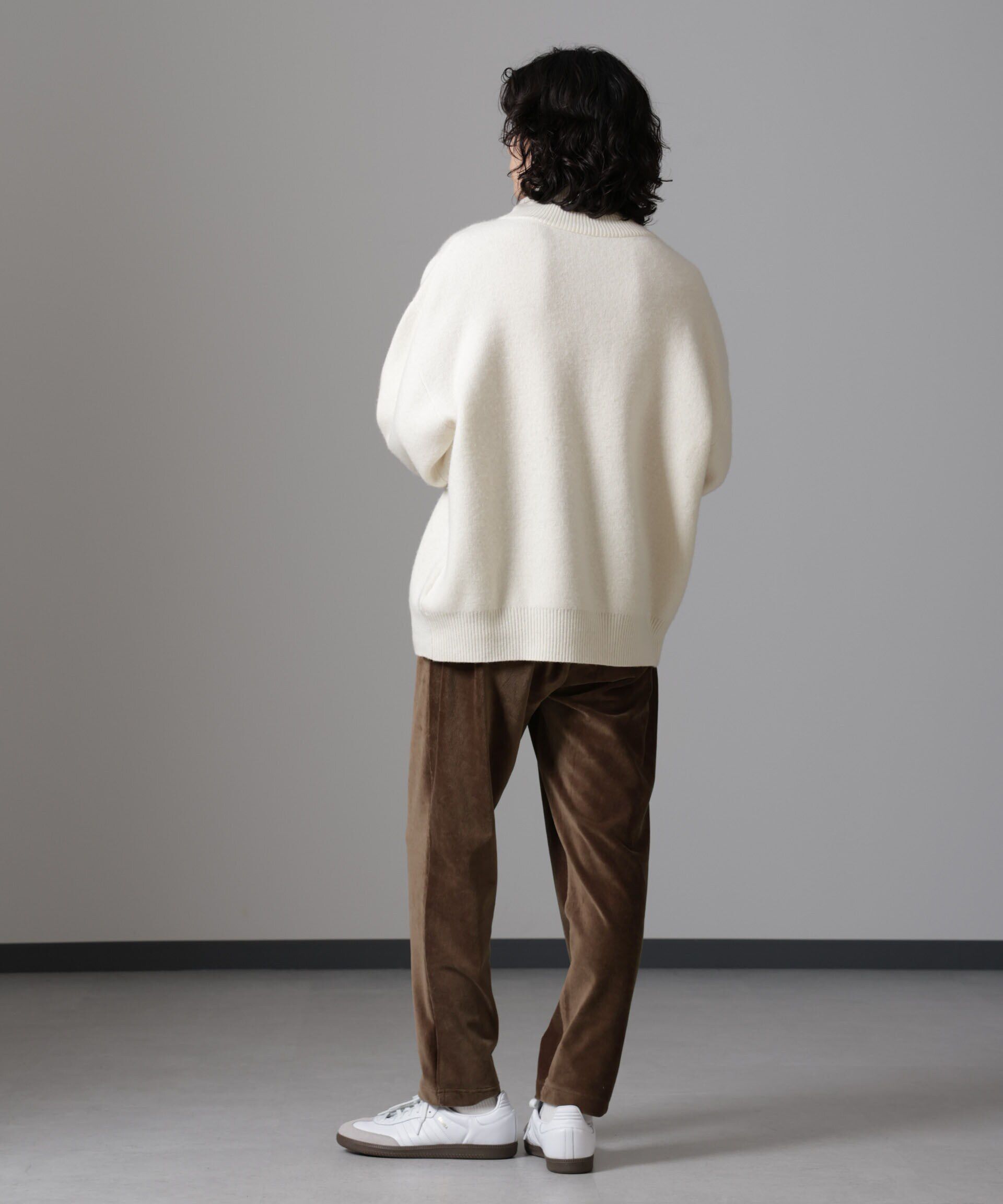 nano･universe「カットコーディロイロングパンツ」|チノ|