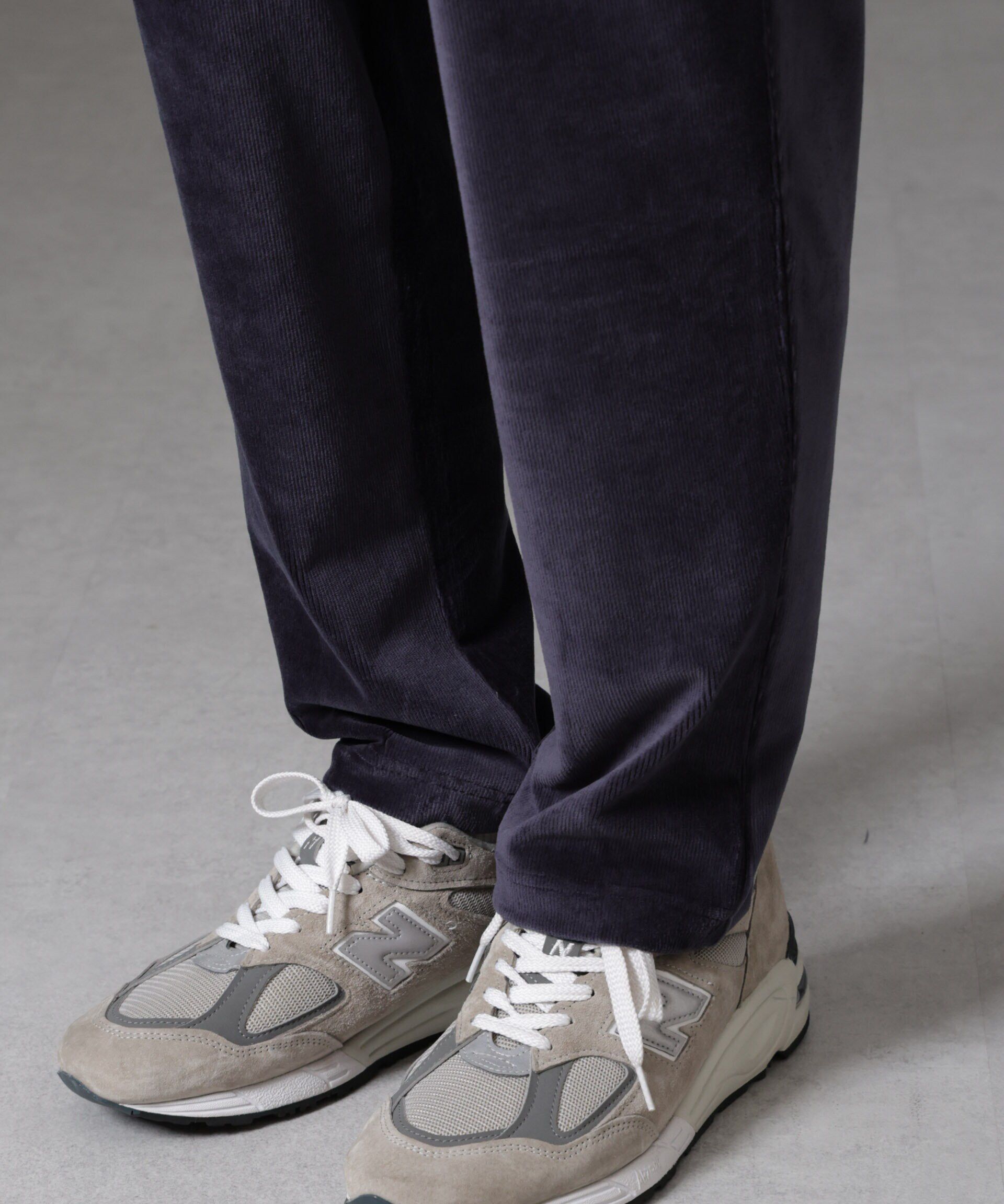 nano･universe「カットコーディロイロングパンツ」|チノ|