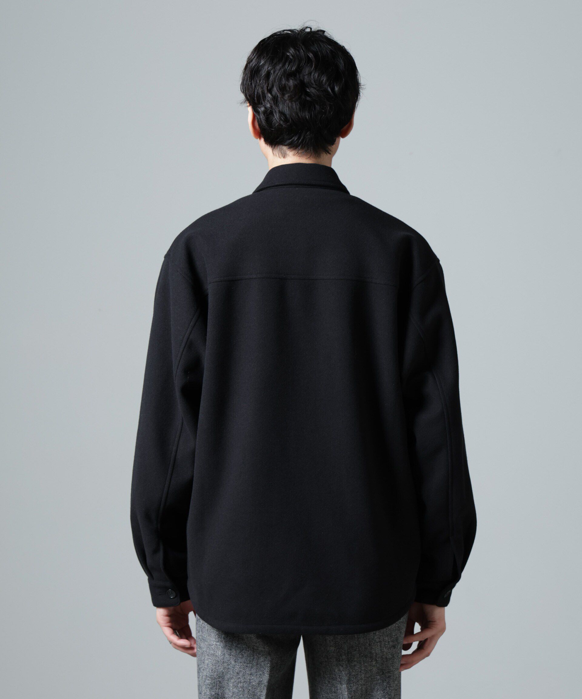 nano･universe「テックメルトン CPOシャツブルゾン」|ブルゾン・スタジャン|