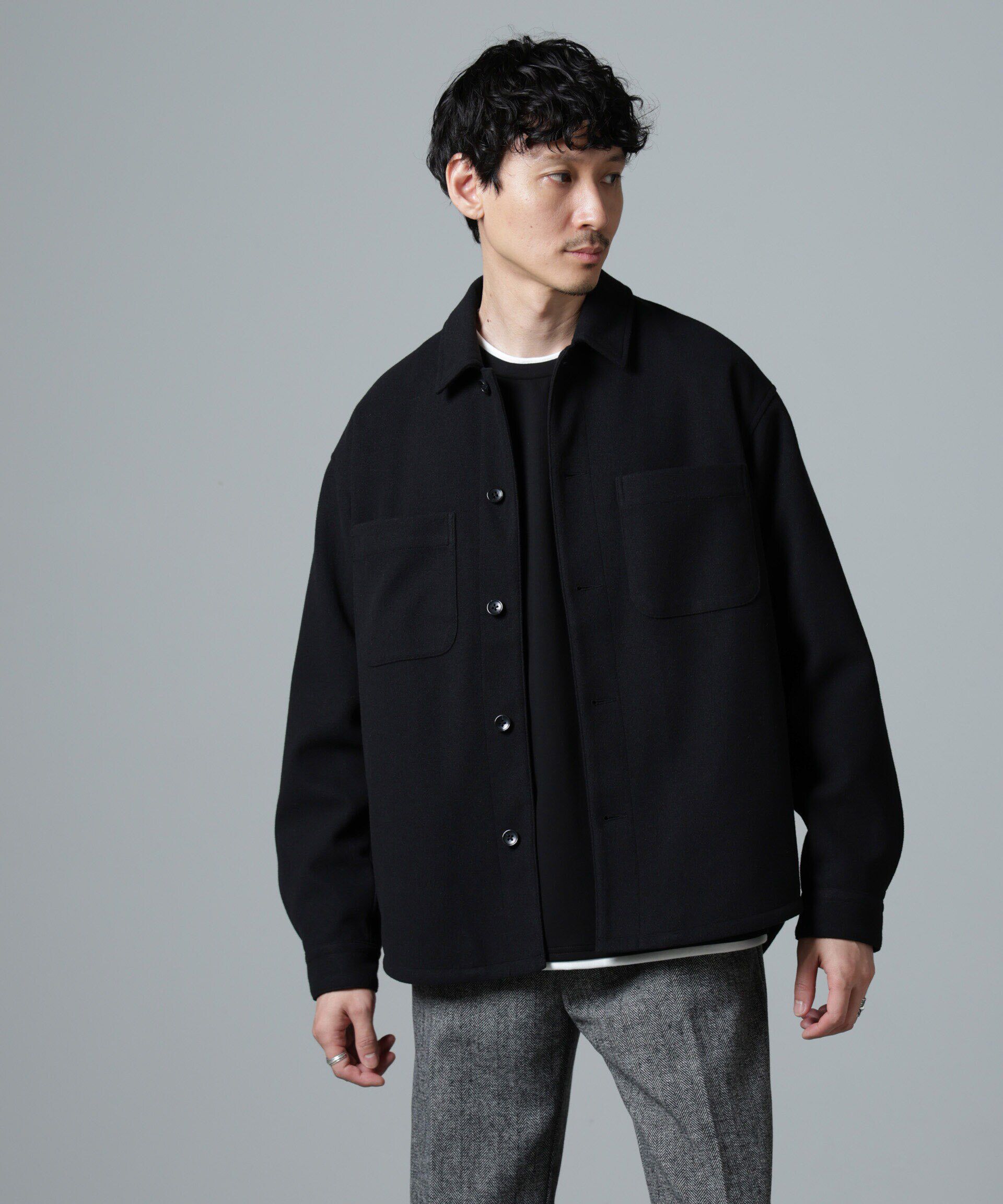 nano･universe「テックメルトン CPOシャツブルゾン」|ブルゾン・スタジャン|