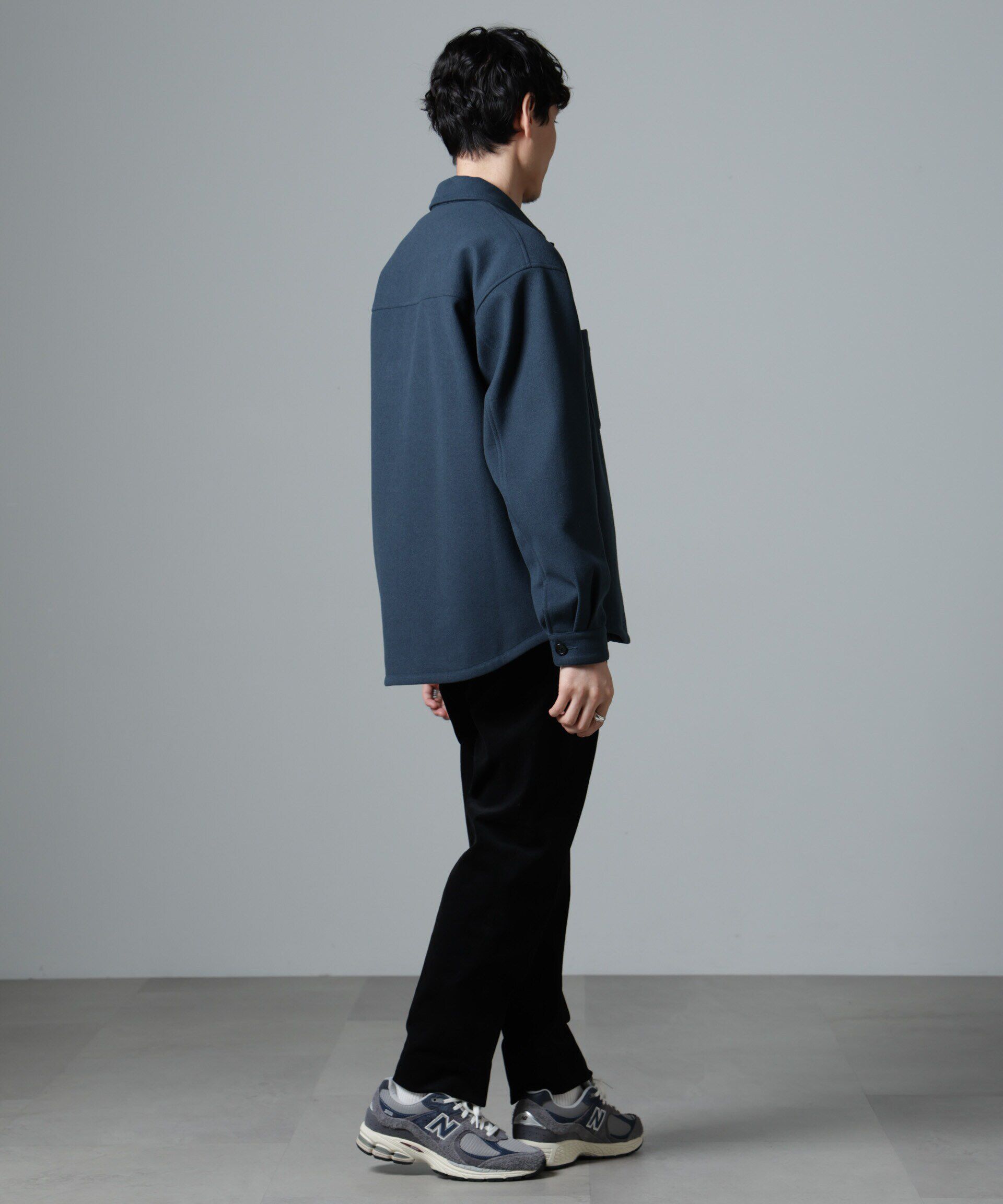 nano･universe「テックメルトン CPOシャツブルゾン」|ブルゾン・スタジャン|