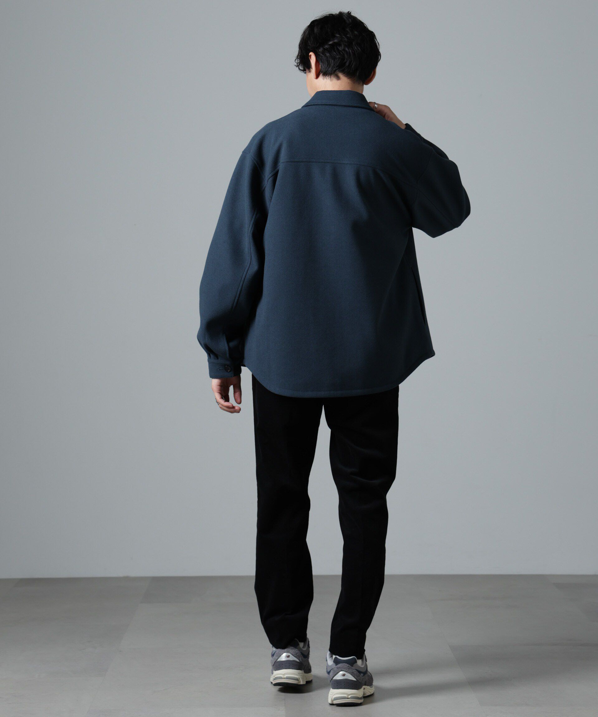 nano･universe「テックメルトン CPOシャツブルゾン」|ブルゾン・スタジャン|