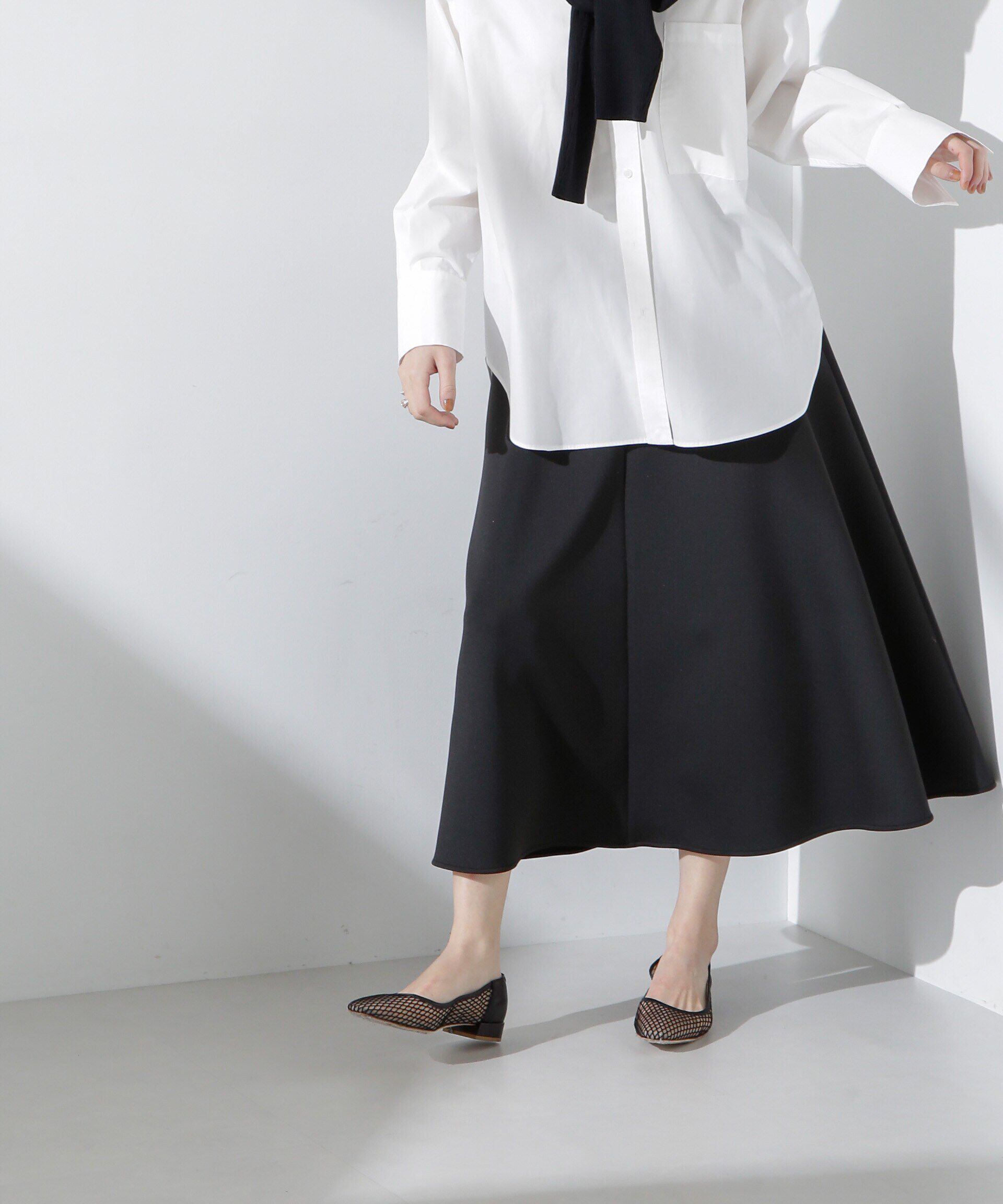 nano･universe「ダンボールサーキュラースカート」|スカート|