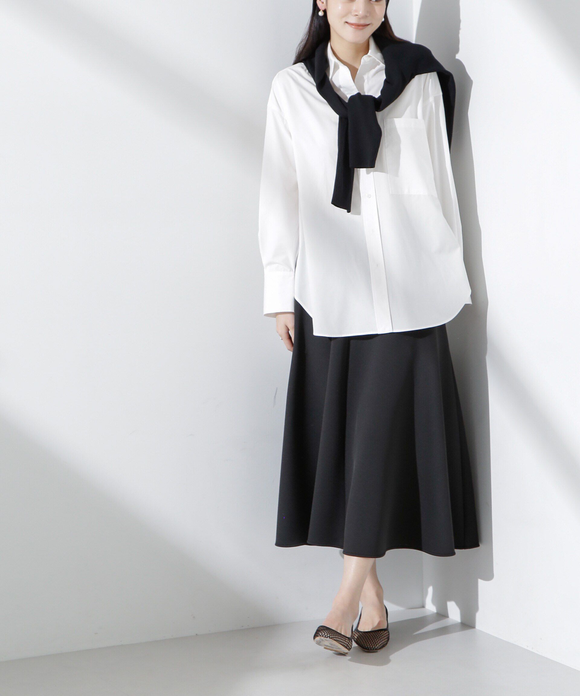 nano･universe「ダンボールサーキュラースカート」|スカート|