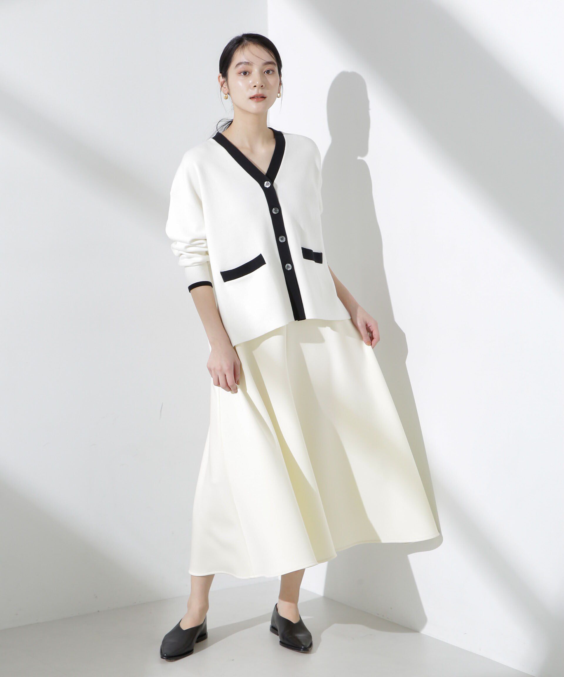 nano･universe「ダンボールサーキュラースカート」|スカート|