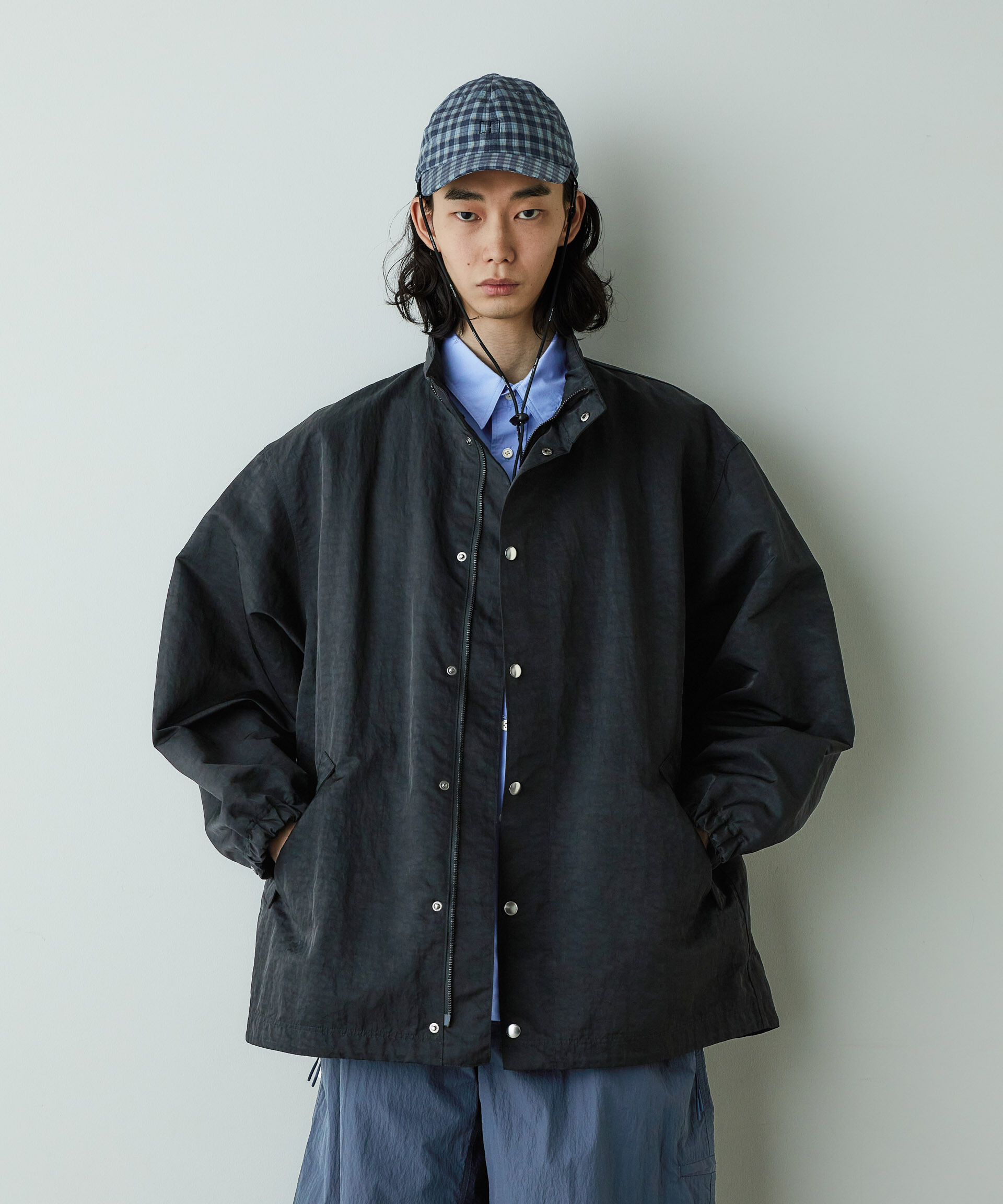 nano･universe「｢HOTEL PALACE｣ｵﾃﾙﾊﾟﾗｽ ﾅｲﾛﾝﾃｯｸﾙｰｽﾞｼﾙｴｯﾄｺｰﾁﾌ」|ブルゾン・スタジャン|