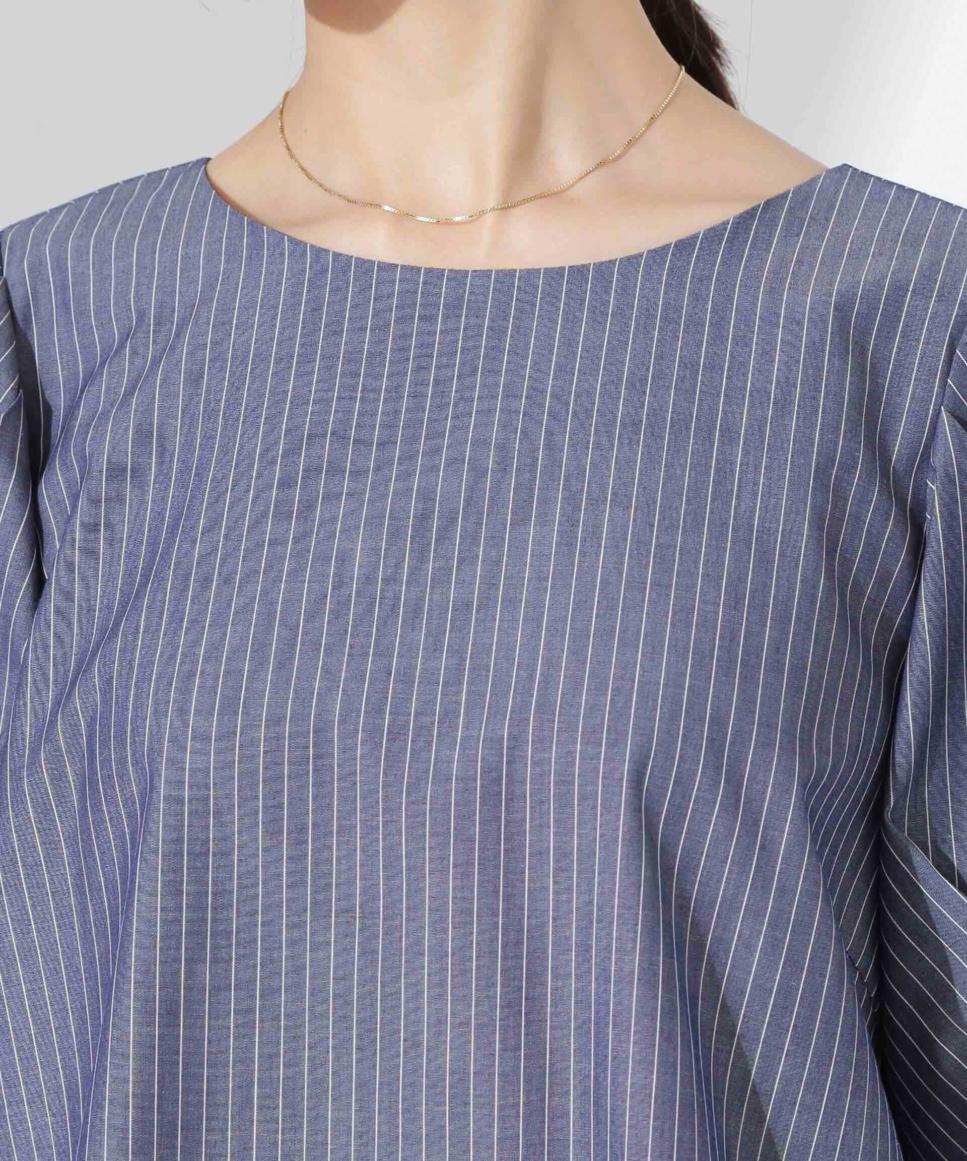 nano･universe「変形スリーブプルオーバーブラウス」|シャツ・ブラウス|