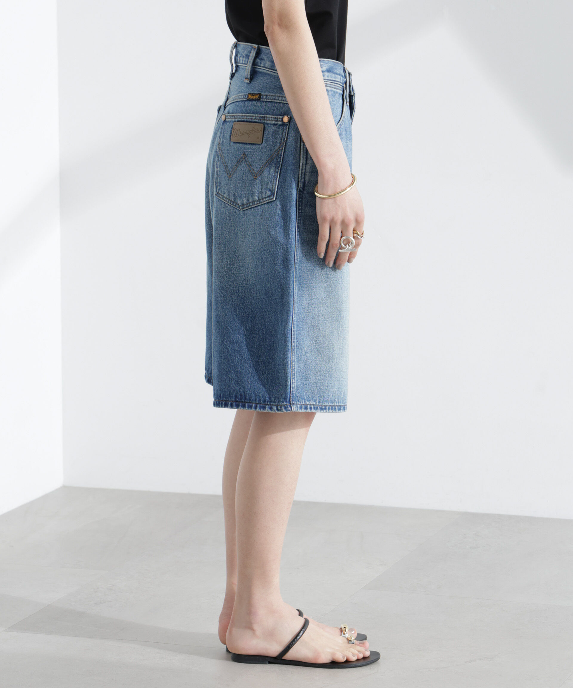 nano･universe「Wrangler/DENIM SHORTS」|チノ|