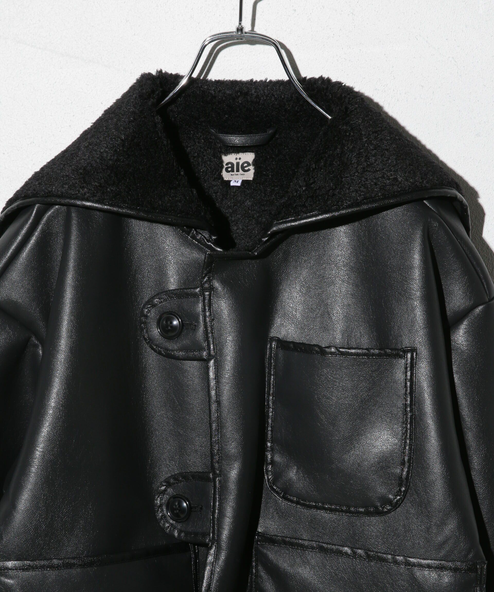 nano･universe「AiE/Piping Sailor Jacket」|ブルゾン・スタジャン|