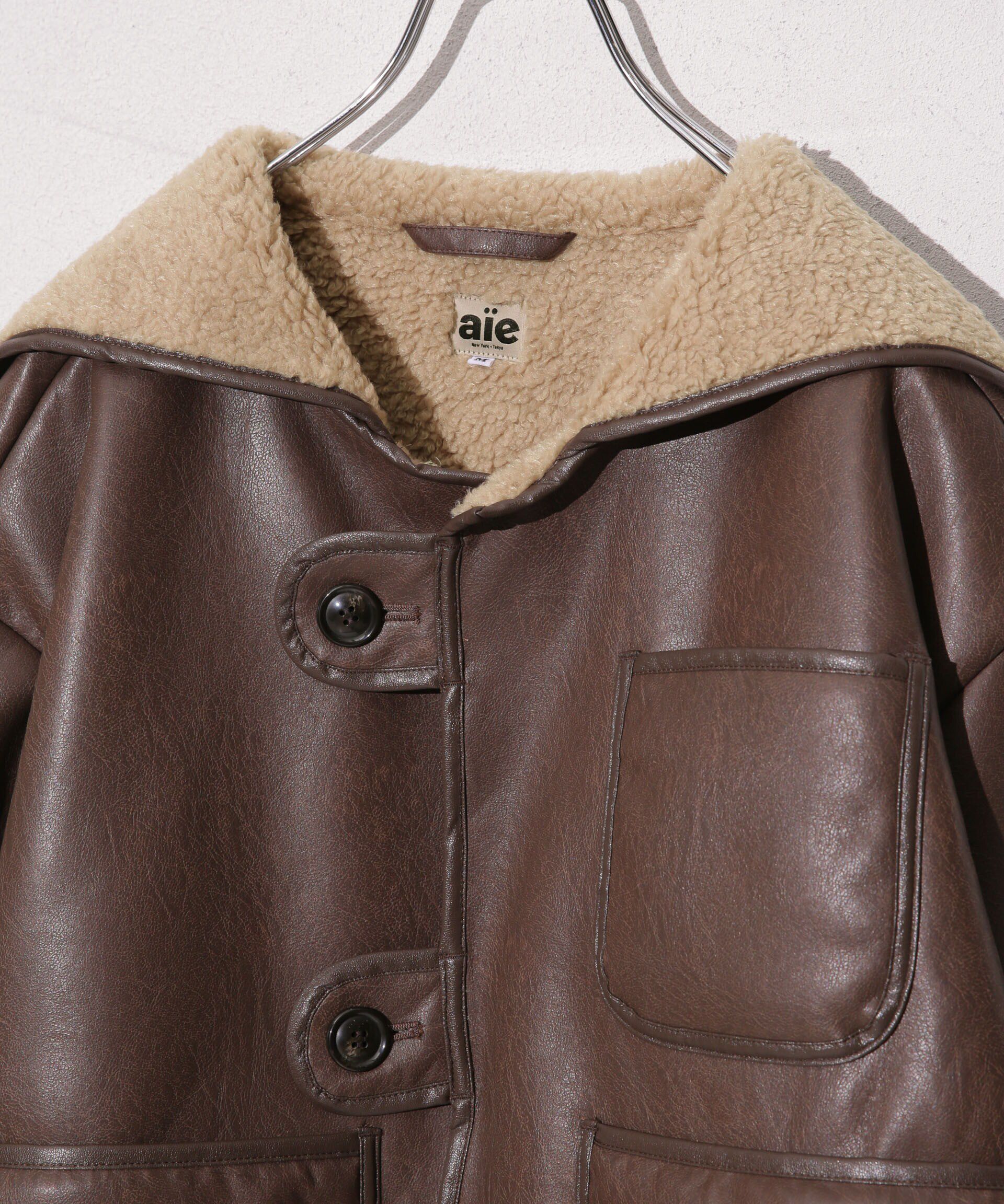 nano･universe「AiE/Piping Sailor Jacket」|ブルゾン・スタジャン|