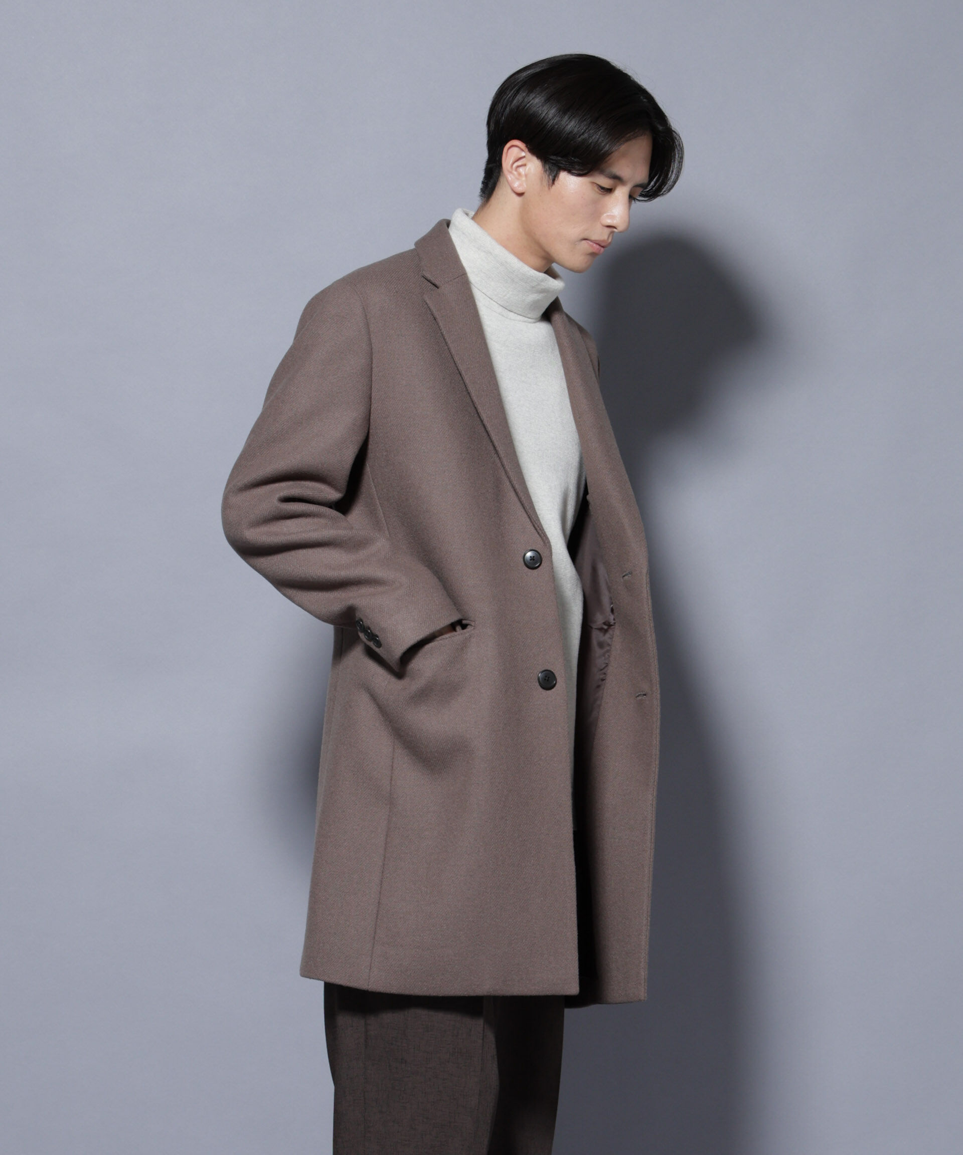 nano･universe「ウール/Nメルトンチェスターコート」|その他|