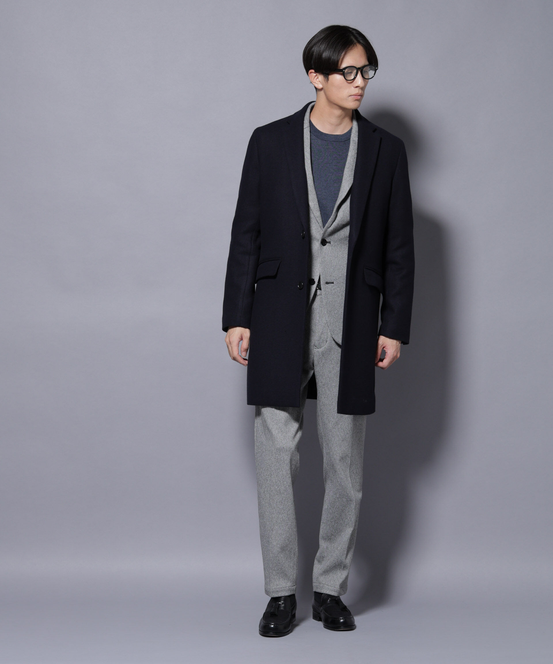 nano･universe「ウール/Nメルトンチェスターコート」|その他|