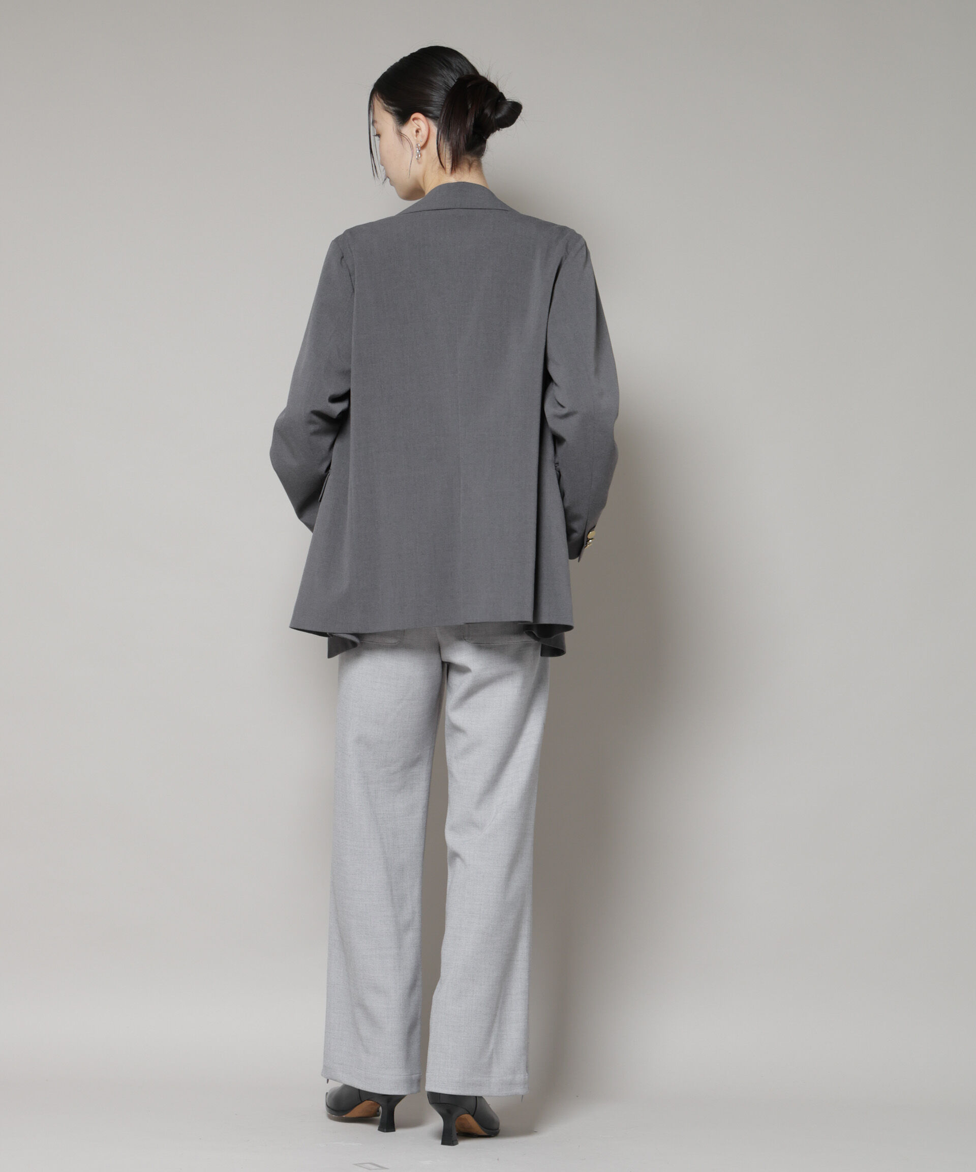 nano･universe「ジップスリットパンツ」|チノ|