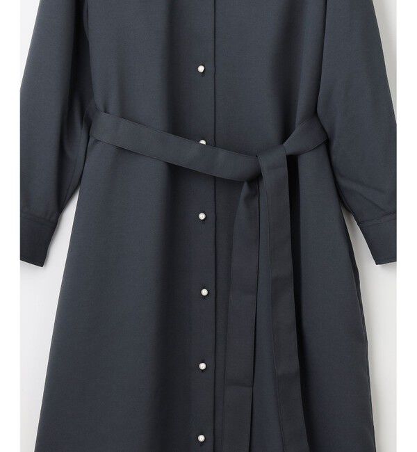 組曲「【サッシュベルト付き】パールボタンシャツワンピース」|ワンピース|