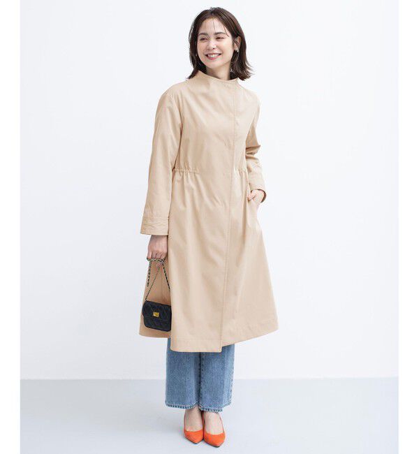 組曲「【WEB限定】コットンライクツイル スタンドネックコート」|その他|