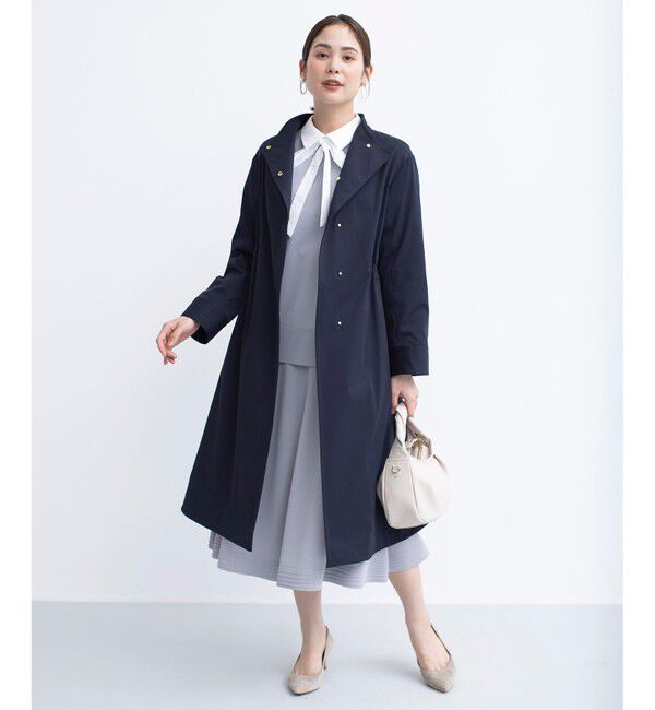組曲「【WEB限定】コットンライクツイル スタンドネックコート」|その他|