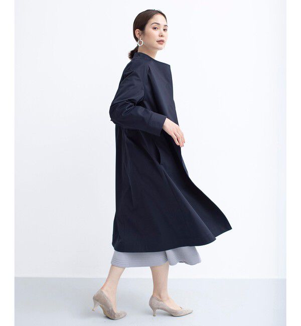 組曲「【WEB限定】コットンライクツイル スタンドネックコート」|その他|