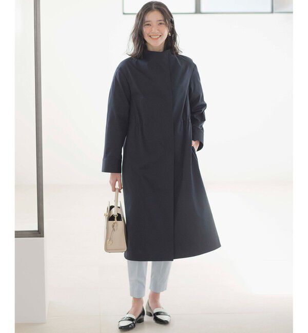 組曲「【WEB限定】コットンライクツイル スタンドネックコート」|その他|