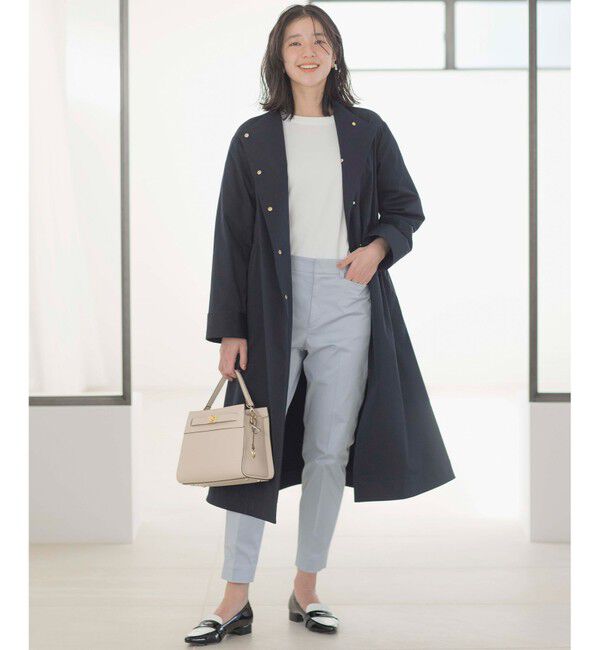 組曲「【WEB限定】コットンライクツイル スタンドネックコート」|その他|