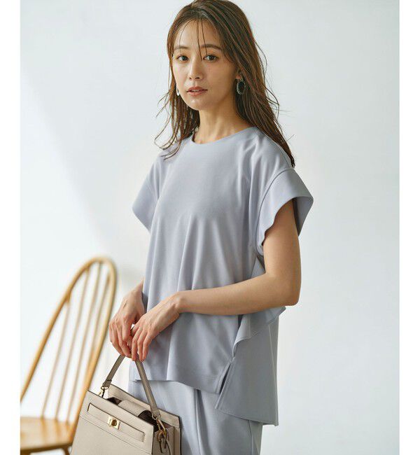 組曲「ライトアムンゼンジャージー フリルブラウス」|Tシャツ・カットソー|