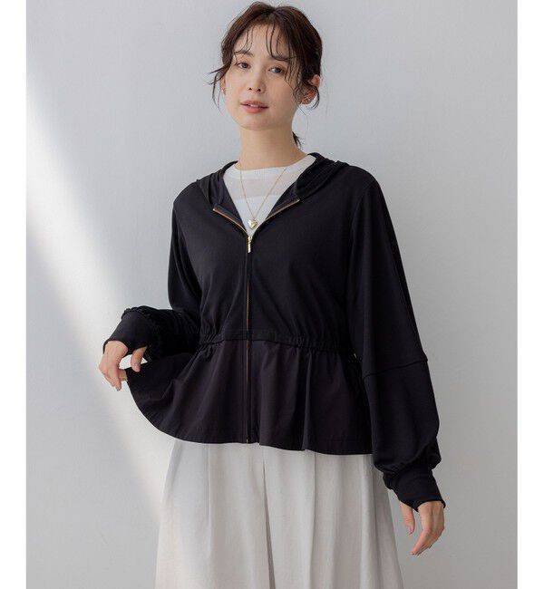 組曲「【WEB限定】ラッシュガード ペプラムパーカー」|パーカー|