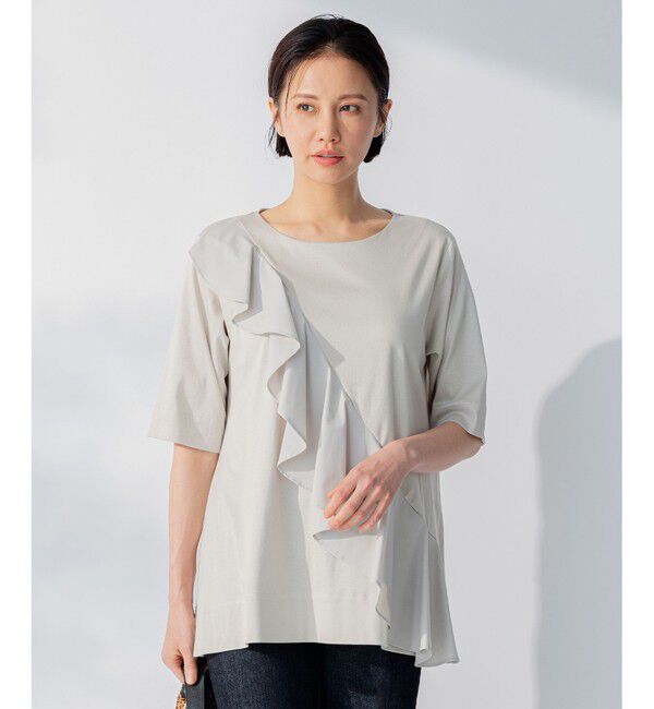 自由区「ナノシアースムース デザインカットソー」|Tシャツ・カットソー|ﾗｲﾄｸﾞﾚ