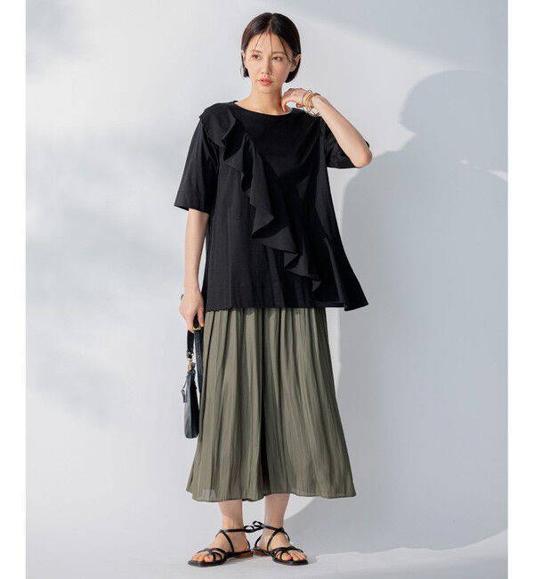 自由区「ナノシアースムース デザインカットソー」|Tシャツ・カットソー|