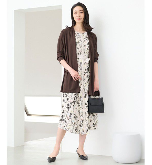 自由区「【ご好評につき追加生産・新色追加】ハーバルフロープリント ワンピース」|ドレス|