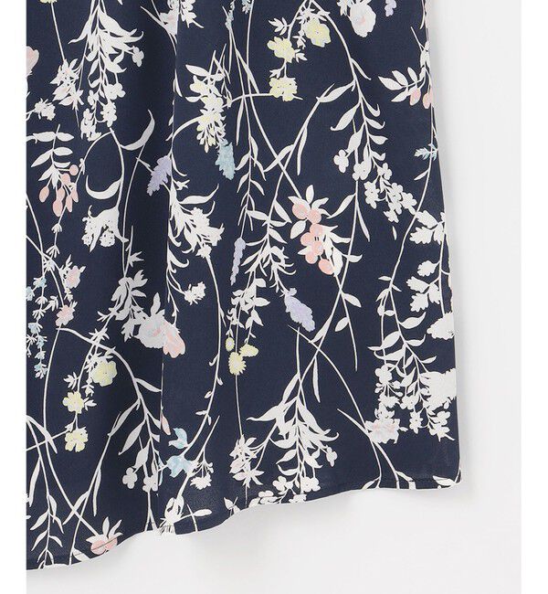 自由区「【ご好評につき追加生産・新色追加】ハーバルフロープリント ワンピース」|ドレス|