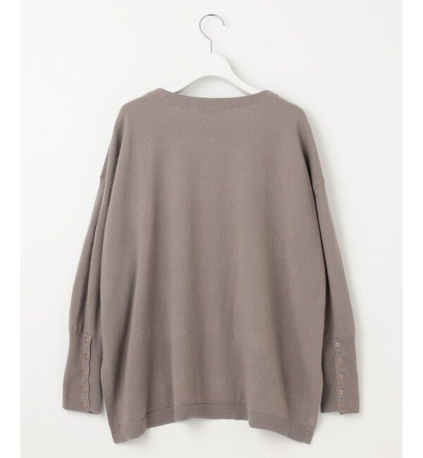 自由区「【洗える】ソフトウールハイゲージポンチョ風 ニット」|ニット・セーター|