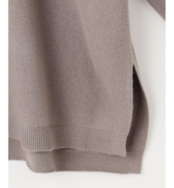 自由区「【洗える】ソフトウールハイゲージポンチョ風 ニット」|ニット・セーター|