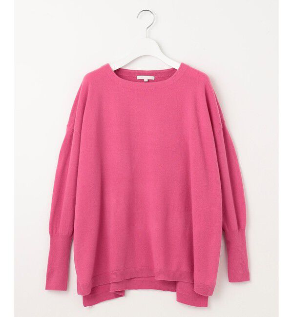 自由区「【洗える】ソフトウールハイゲージポンチョ風 ニット」|ニット・セーター|