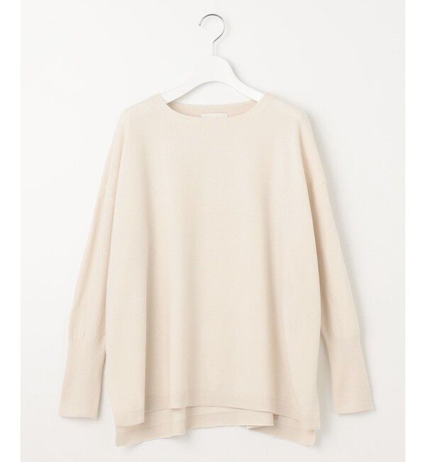 自由区「【洗える】ソフトウールハイゲージポンチョ風 ニット」|ニット・セーター|