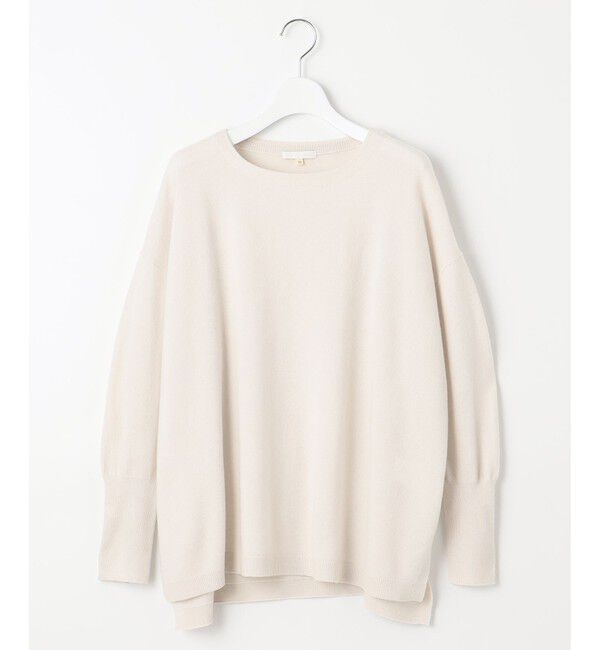 自由区「【洗える】ソフトウールハイゲージポンチョ風 ニット」|ニット・セーター|