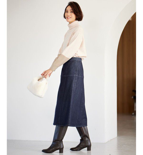 自由区「【洗える】ウスカルデニム スカート」|スカート|