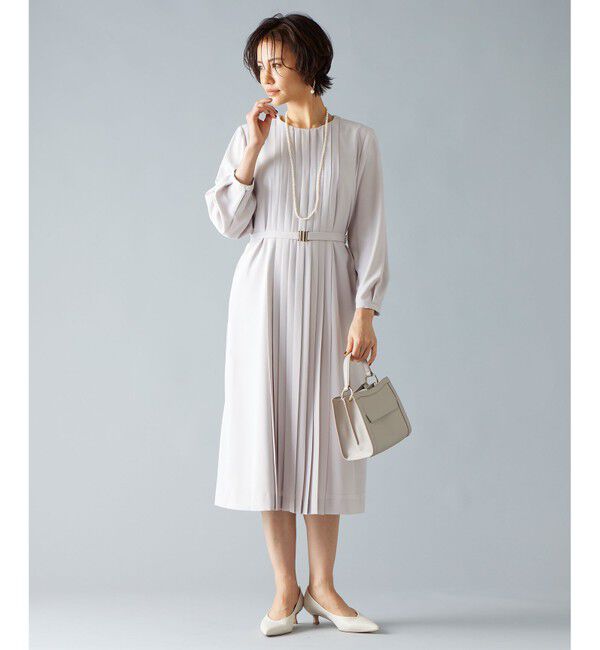 自由区「【ご好評につき追加生産・洗える】ライトサテン ワンピース」|ワンピース|