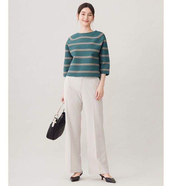 自由区「【WEB限定カラーあり・撥水加工・洗える】TRギャバストレート パンツ」|その他|