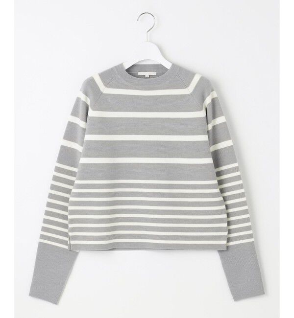 自由区「【スタイリストコラボ・洗える】ウールミラノボーダー ニット」|ニット・セーター|