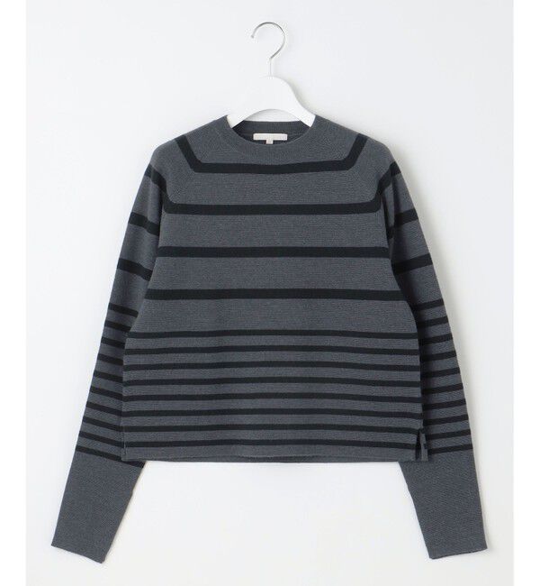 自由区「【スタイリストコラボ・洗える】ウールミラノボーダー ニット」|ニット・セーター|