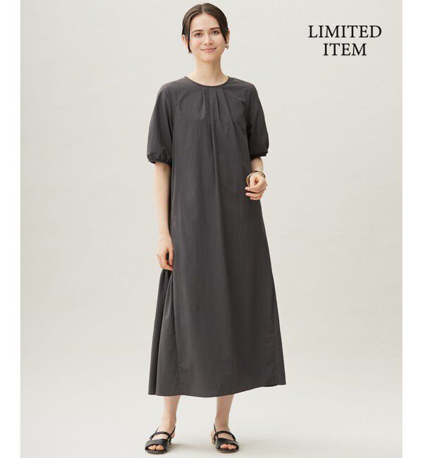 自由区「【カタログ掲載・WEB限定・接触冷感・UVカット・洗える】ファンクショナル ドレス」|ワンピース|