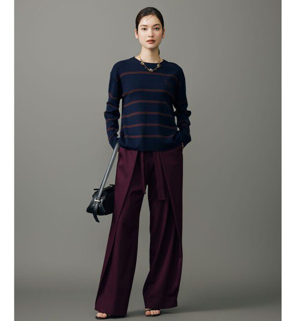 自由区「【SHIHOさん着用】フロントディテールラップワイド パンツ」|その他|