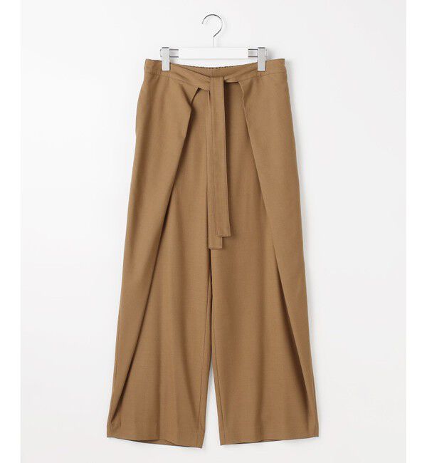 自由区「【SHIHOさん着用】フロントディテールラップワイド パンツ」|その他|