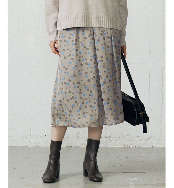 自由区「マルチポルカドットプリント スカート」|スカート|モカベース