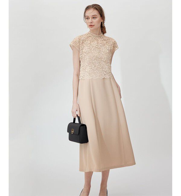 23区「【APPLAUDIR】レースコンビ ドレス」|ドレス|