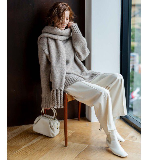 23区「ベビーアルパカ マフラー」|マフラー|