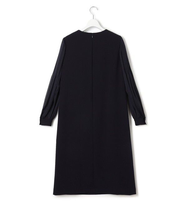 23区「【セットアップ対応】トリアセダブルジョーゼット シフォンスリーブ ワンピース」|ワンピース|