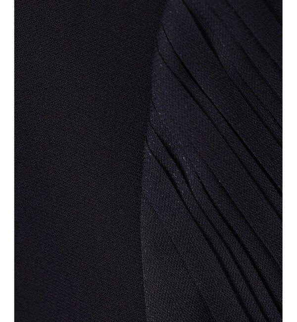 23区「【セットアップ対応】トリアセダブルジョーゼット シフォンスリーブ ワンピース」|ワンピース|