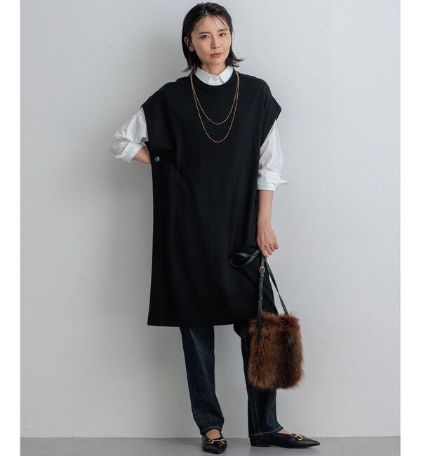 23区「【CLASSY.2月号掲載/洗える】CANCLINI ベーシック シャツ」|シャツ・ブラウス|