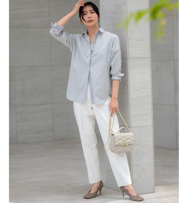 23区「【CLASSY.2月号掲載/洗える】CANCLINI ベーシック シャツ」|シャツ・ブラウス|