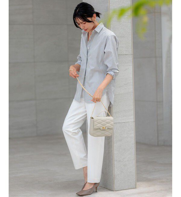 23区「【CLASSY.2月号掲載/洗える】CANCLINI ベーシック シャツ」|シャツ・ブラウス|